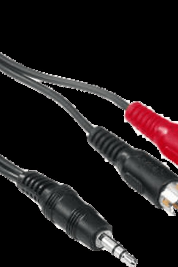 HAMA HM.78479 3 m 3.5mm jack - 2RCA Ses Kablosu Siyah