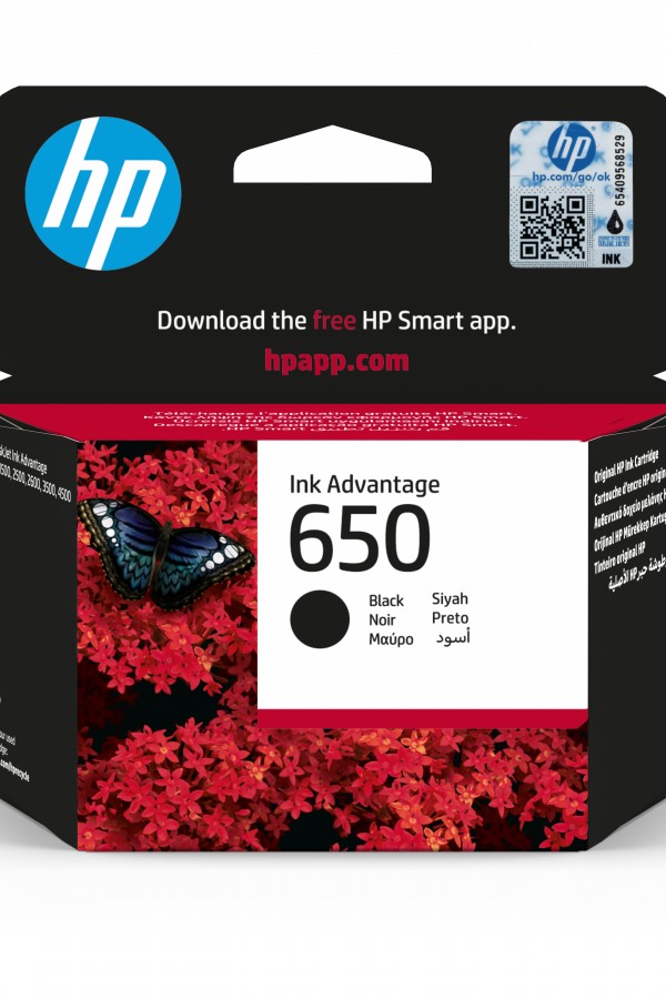 HP 650 Siyah Mürekkep Kartuşu (CZ101AE)