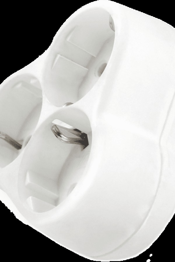 VIKO Yonca Topraklı Üçlü Priz Beyaz