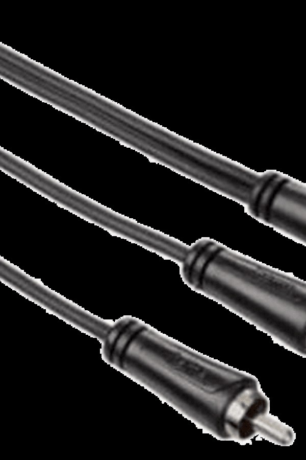 HAMA HM.122294 0.75 m 3.5mm - 2RCA Ses Kablosu Siyah