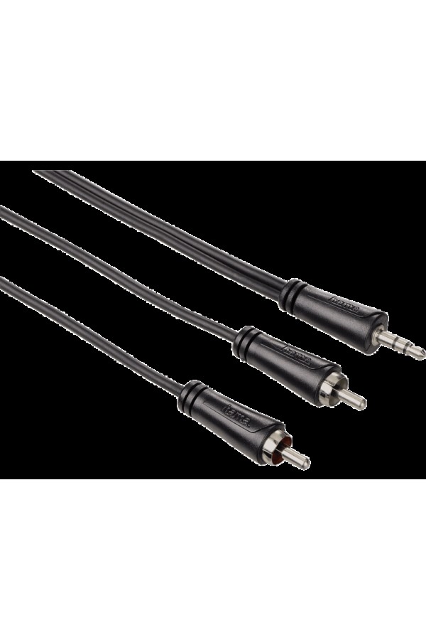 HAMA HM 122295 3,5 mm - 2RCA 1,5 m Siyah Stereo Ses Kablosu