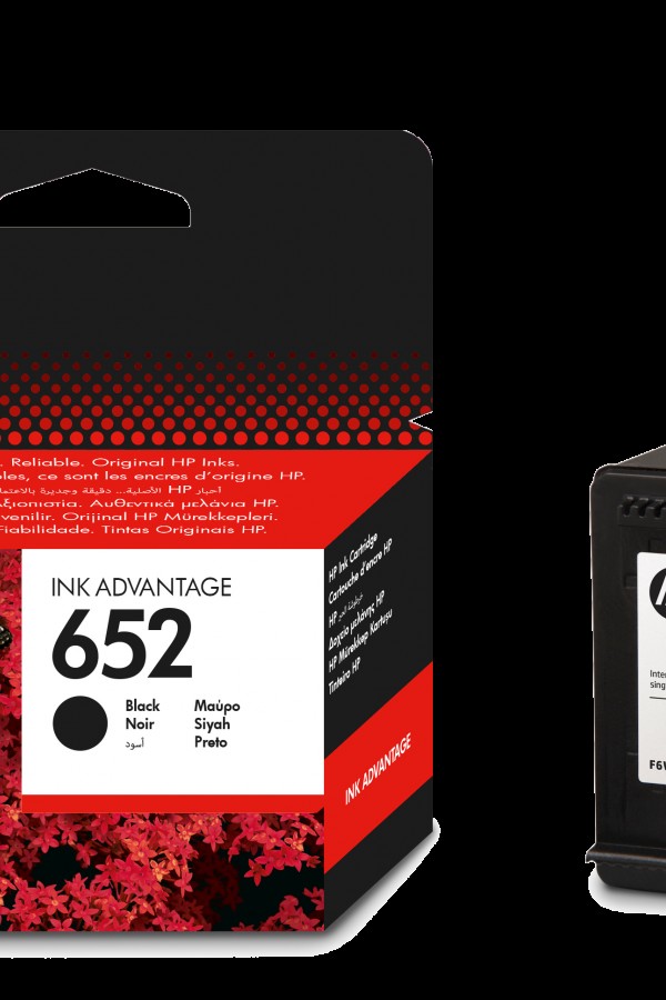 HP 652 Siyah Mürekkep Kartuşu (F6V25AE)