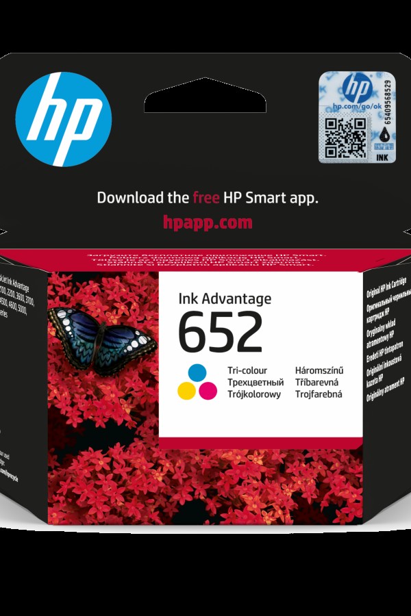 HP 652 Renkli Mürekkep Kartuşu (F6V24AE)