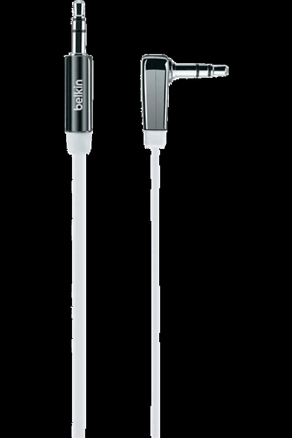 BELKIN AV10128CW03-WHT 3.5mm Flat Aux Kablo 0.9m Beyaz
