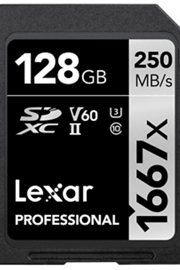 LEXAR 128GB Professional 1667x SDXC™ UHS-II, 250MB/s okuma 90MB/s yazma C10 V60 U3 Hafıza Kartı