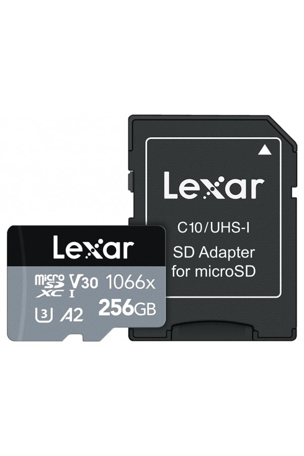 LEXAR 256GB High-Performance 1066x microSDXC™ UHS-I, 160MB/s okuma 120MB/s yazma C10 A2 V30 U3 Hafıza Kartı