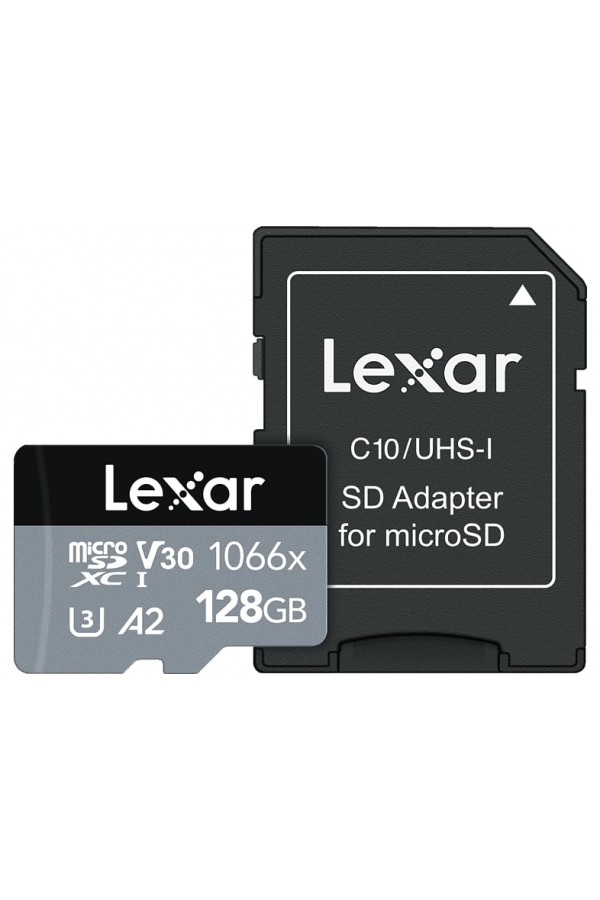LEXAR 128GB High-Performance 1066x microSDXC™ UHS-I, 160MB/s okuma 120MB/s yazma C10 A2 V30 U3 Hafıza Kartı