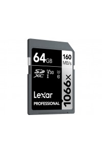 LEXAR 64GB Professional 1066x SDXC™ UHS-I, 160MB/s okuma 70MB/s yazma C10 V30 U3 Hafıza Kartı