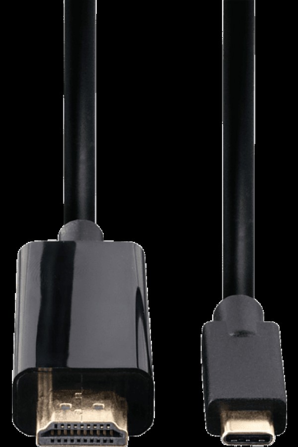 HAMA HM.135724 USB-C, 1.80 m, Ultra HD, HDMI Kablo Siyah