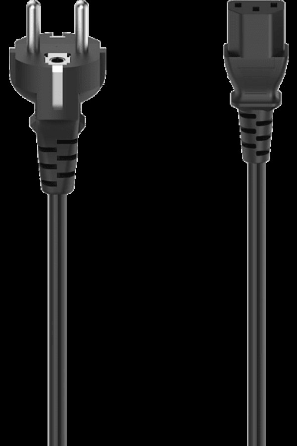 HAMA HM.200737 1.5m PC Güç Kablosu Siyah