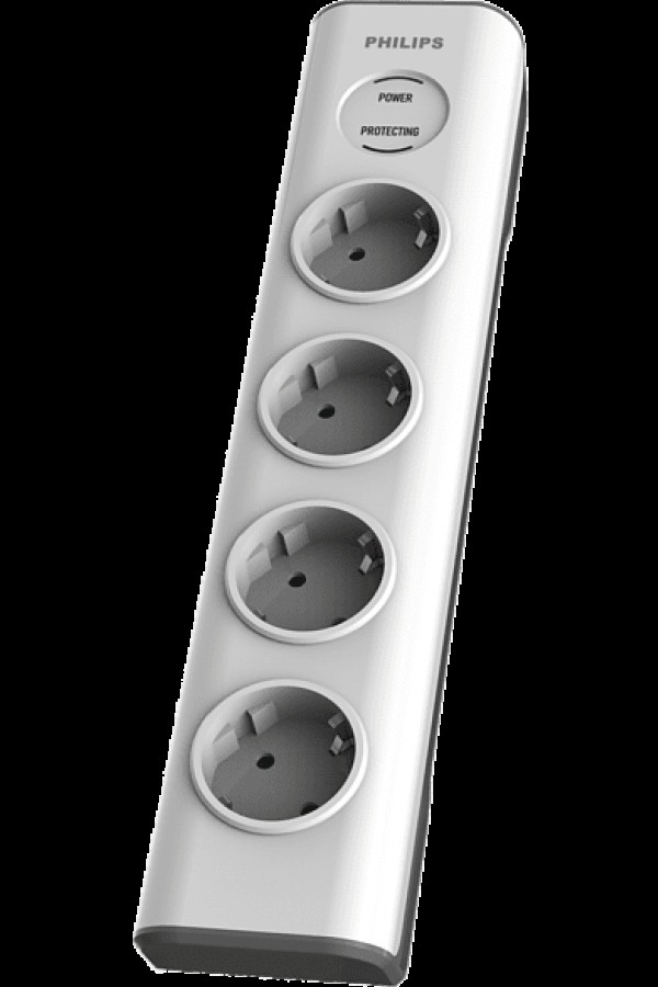PHILIPS SPN7040WA Akım Korumalı Priz 4'lü 2m 600J