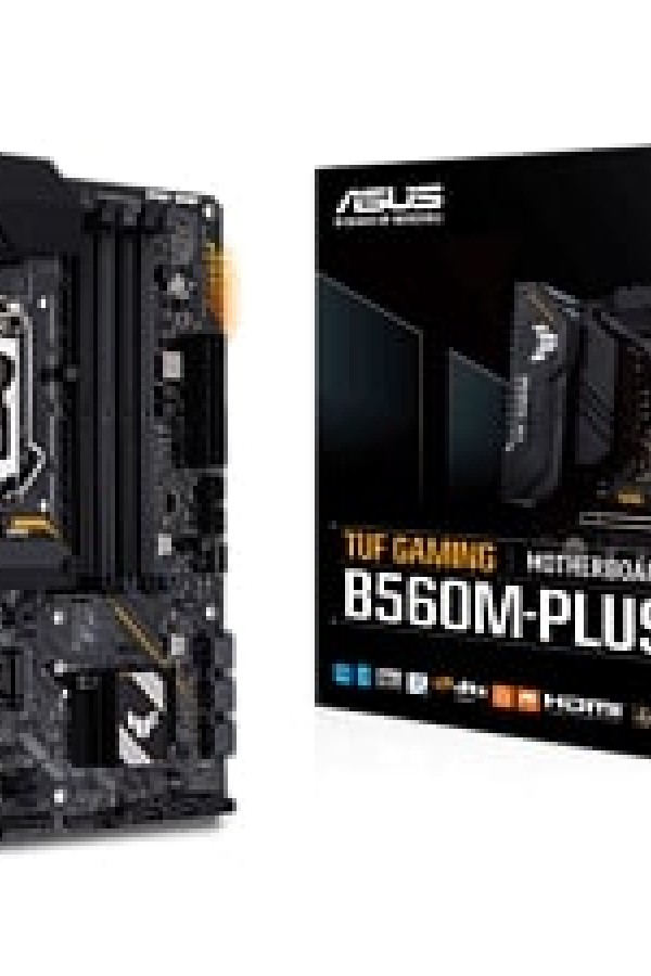 ASUS TUF Gaming B560M-PLUS Intel B560 LGA1200 DDR4 5000 DP HDMI 2x M2 USB3.2 AURA RGB 2.5Gb mATX 128 Anakart