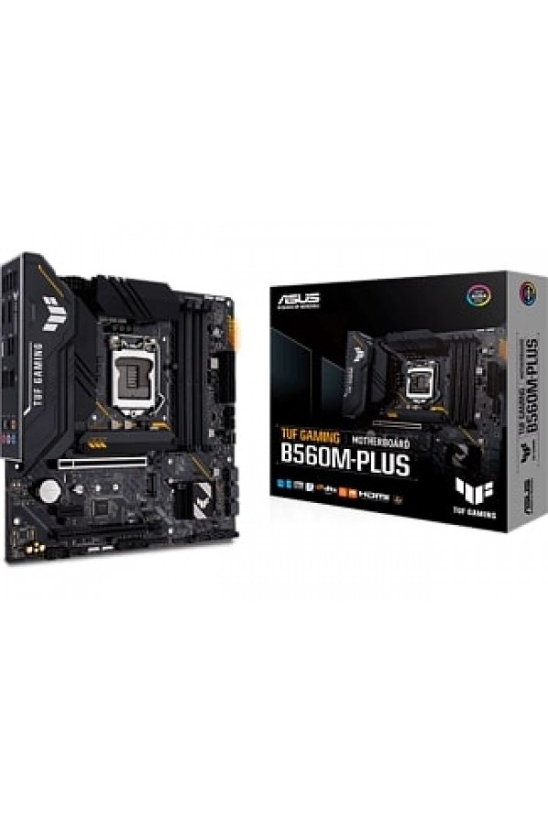 ASUS TUF Gaming B560M-PLUS Intel B560 LGA1200 DDR4 5000 DP HDMI 2x M2 USB3.2 AURA RGB 2.5Gb mATX 128 Anakart