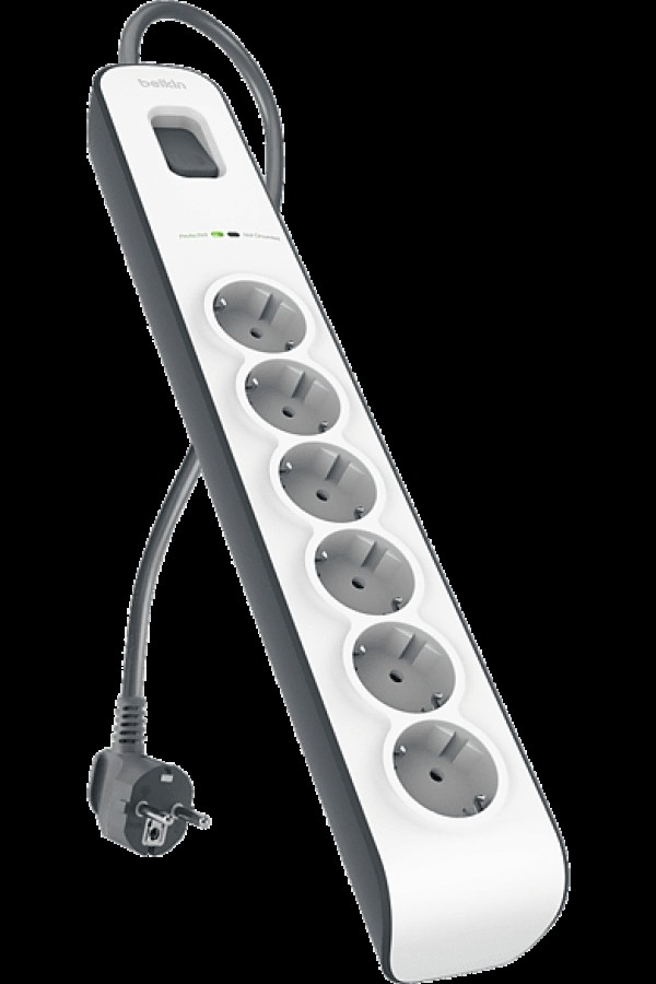 BELKIN BSV603vf2M 2m Altılı Akım Korumalı Priz