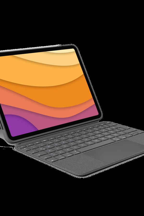 LOGITECH Combo Touch iPad Air 10.5 inç 4. Nesil ile Uyumlu Çok Yönlü Klavyeli Kılıf - Gri
