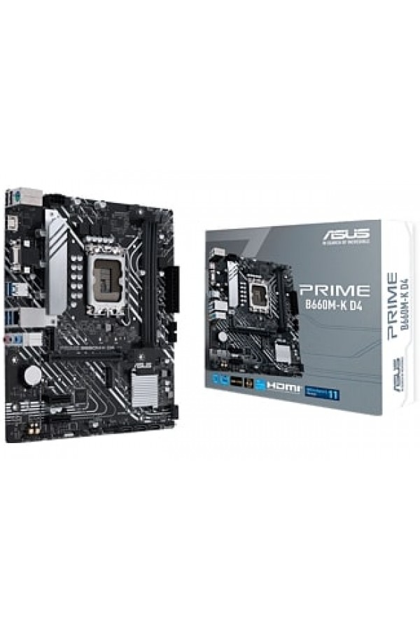 ASUS Prime /B660M-K D4 Intel B660 LGA1700 DDR4 5333 MAX 128GB RAM Anakart
