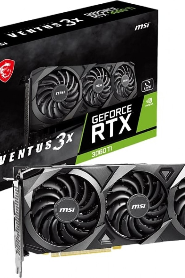 MSI GeForce RTX 3060 Ti Ventus 3X OC 8GB 256Bit GDDR6 Ekran Kartı