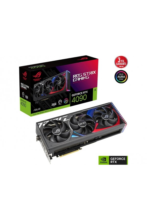 ASUS Rog Strix GeForce RTX 4090 24GB GDDR6X 384Bit Ekran Kartı