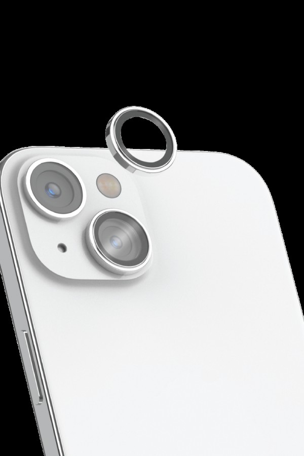MOMAX PZAP23CS1S iPhone 15/15 Plus Lens Koruyucu Gümüş
