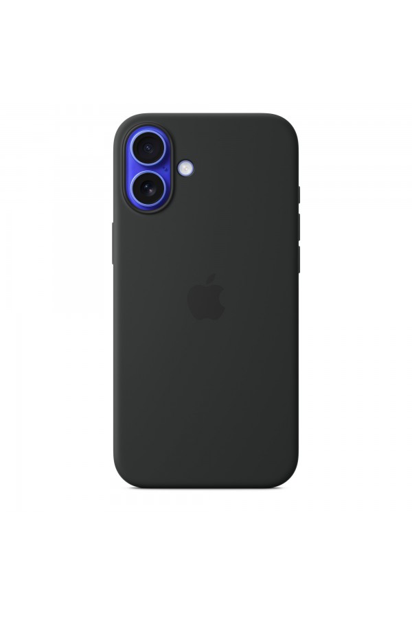 APPLE iPhone 16 Plus MagSafe Silikon Telefon Kılıfı Siyah