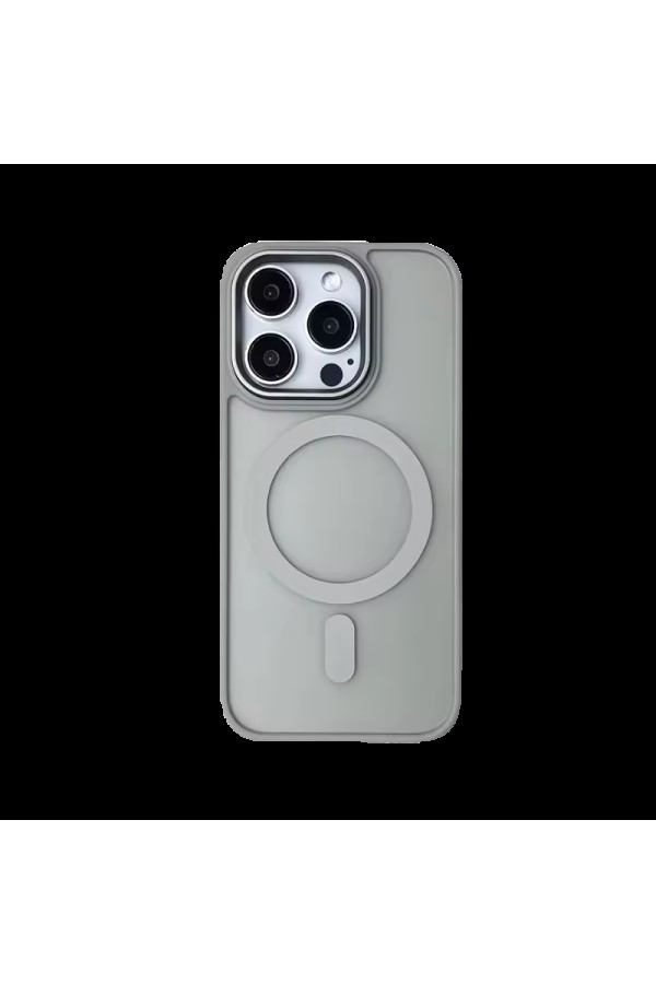 PIILI iPhone 16 Pro Max Focus Magsafe Mat Telefon Kılıfı Gri