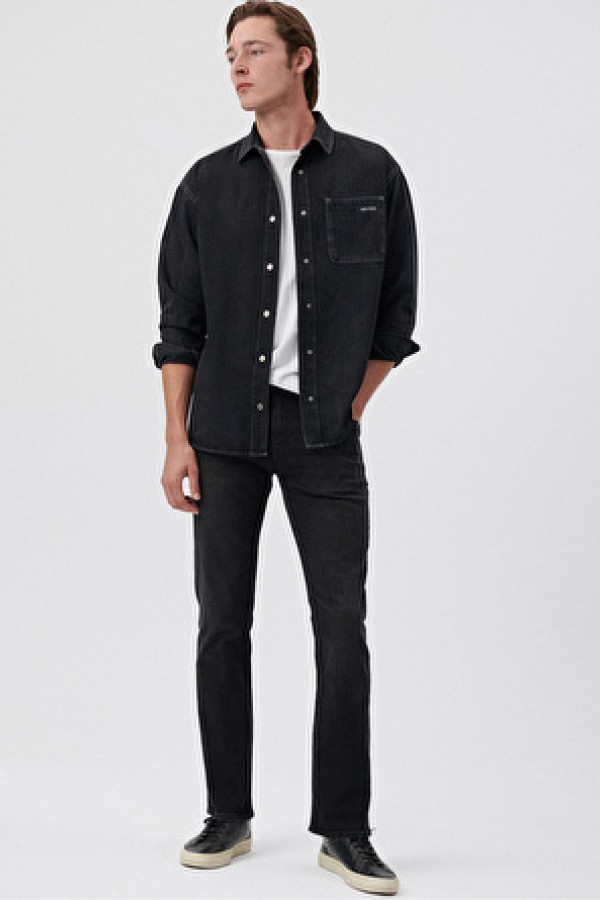 Mavi MARTIN Smoke Mavi Black Regular Straight Fit Erkek Denim Pantolon 