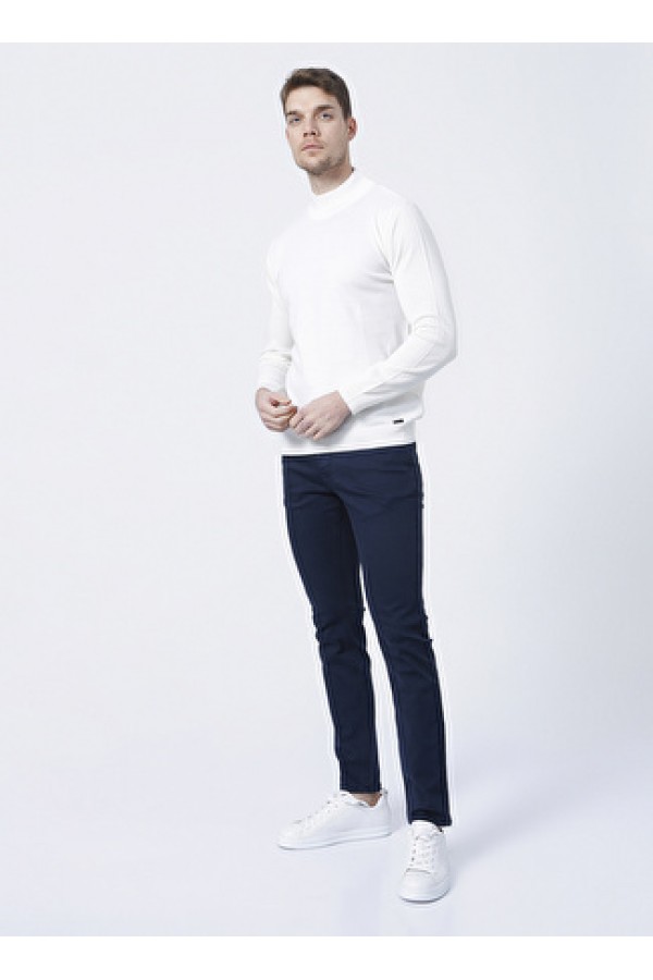 Beymen Business Normal Bel Slim Fit  Lacivert Erkek Pantolon