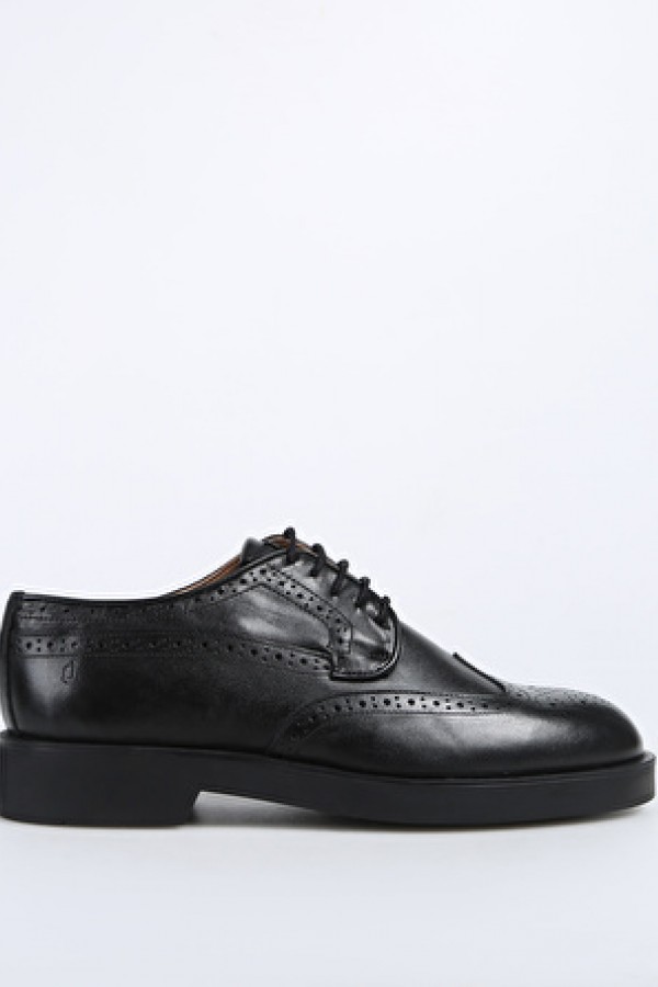 Fabrika Siyah Erkek Deri Klasik Ayakkabı 