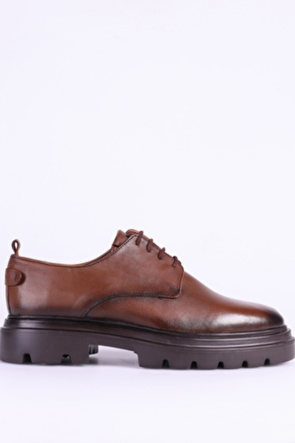 Fabrika Taba Erkek Deri Klasik Ayakkabı 