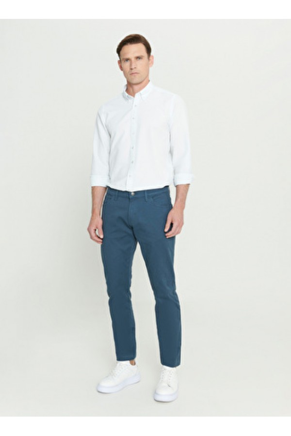 Altınyıldız Classics Petrol Erkek Slim Fit Pantolon  