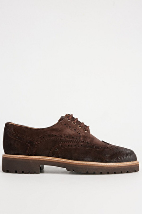 Fabrika Kahve Erkek Deri Günlük Ayakkabı HANK-SAMUEL