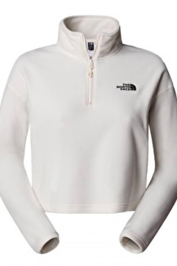 The North Face Kadın 100 GLACIER CROPPED YARIM FERMUAR SWEATSHİRT  NF0A855N4HP1