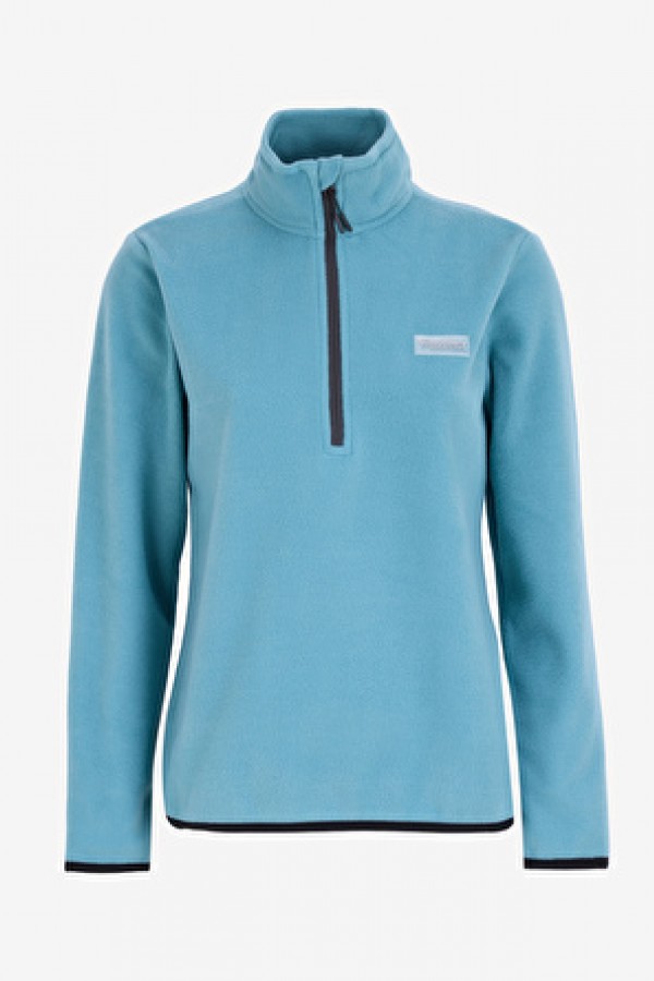 Discovery Expedition Mint Kadın Dik Basic Düz Polar Sweatshırt D4WL-SWT3929 