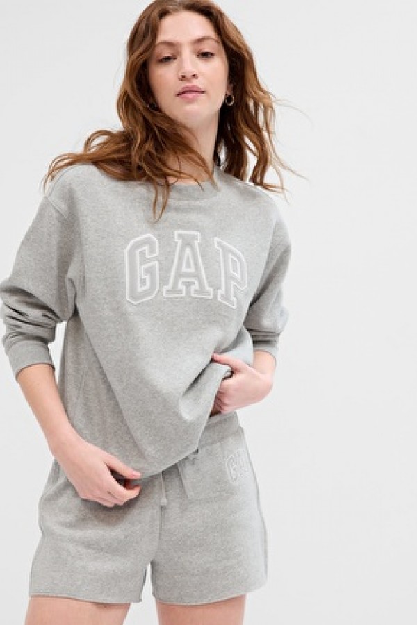 Gap Logo Bisiklet Yaka Fleece Sweatshirt