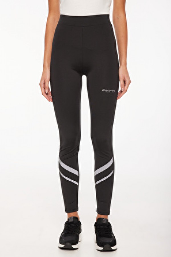 Discovery Expedition Siyah Kadın Baskılı Tayt D3WL-TYT2  