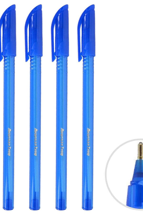 Avansas Snow Tükenmez Kalem Mavi Renk 5'li Paket