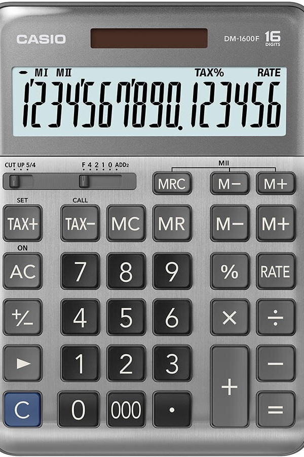 Casio DM-1600F 16 Hane Masaüstü Hesap Makinesi