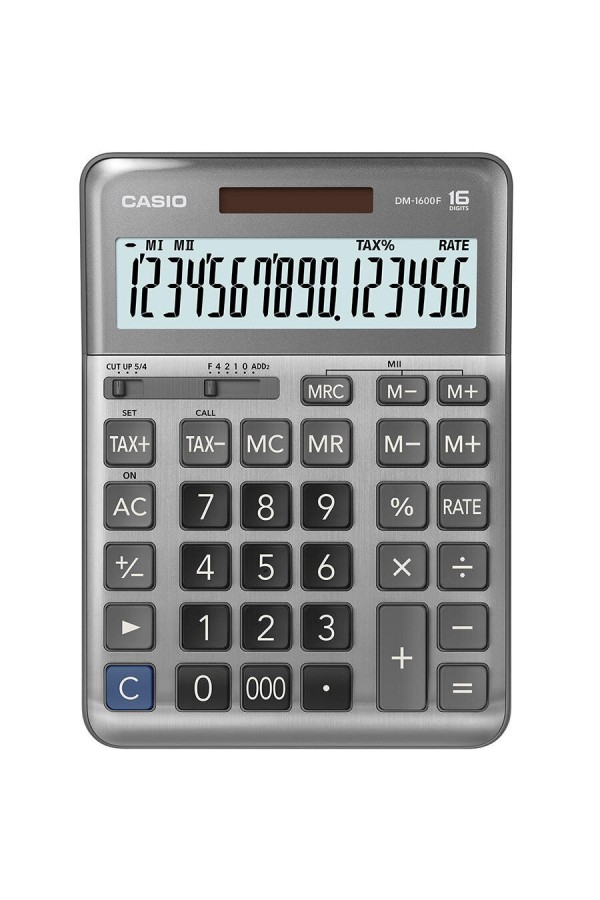 Casio DM-1600F 16 Hane Masaüstü Hesap Makinesi