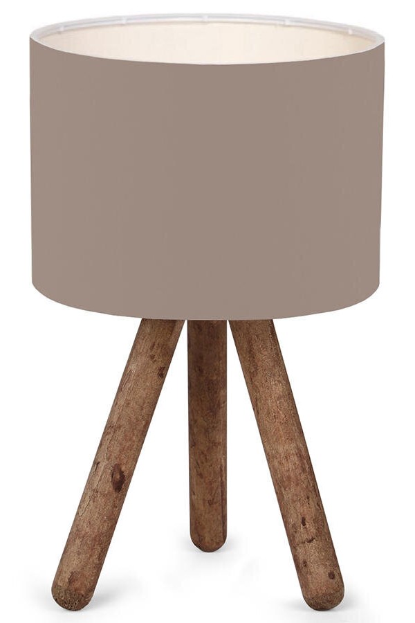 Homing Tasarım Ahşap Silindir Başlıklı Abajur AYD-2942