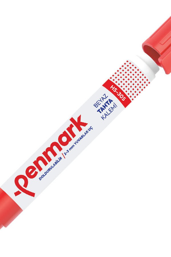 Penmark HS-305 Doldurulabilir Tahta Kalemi Kırmızı Renk