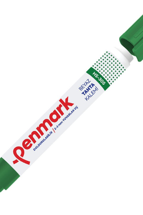 Penmark HS-305 Doldurulabilir Tahta Kalemi Yeşil Renk