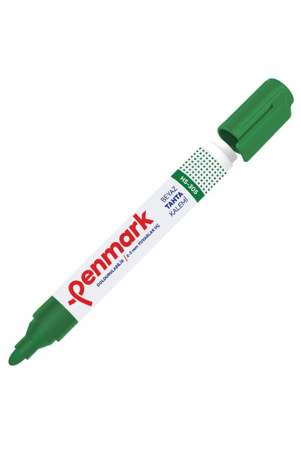 Penmark HS-305 Doldurulabilir Tahta Kalemi Yeşil Renk