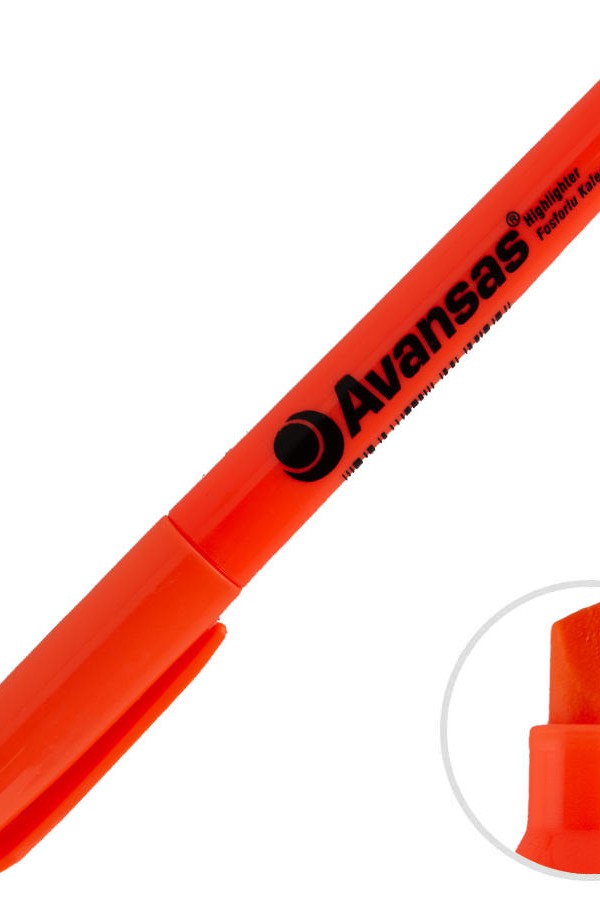 Avansas Style Fosforlu Kalem Turuncu Renk