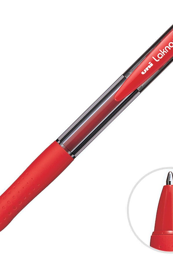 Uni-ball Sn-100 Laknock Micro Tükenmez Kalem 1.0 mm Kırmızı