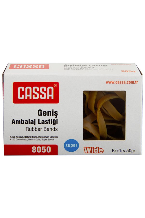 Cassa Geniş Paket Lastiği Kauçuk 50 gr Geniş