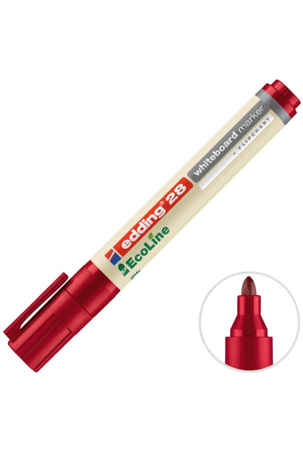 Edding 28 Ecoline Tahta Kalemi Kırmızı
