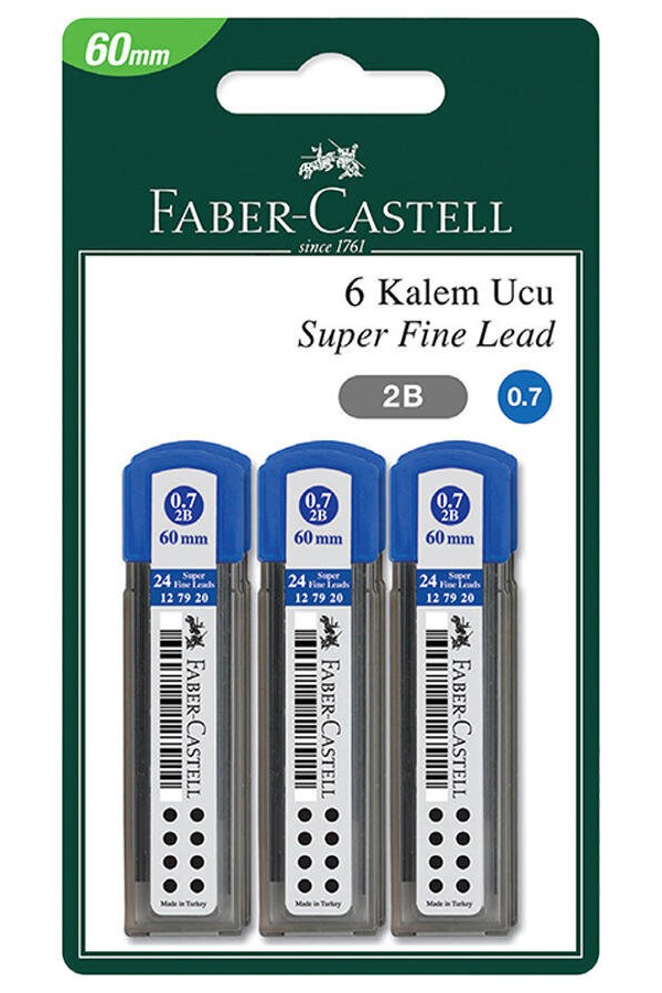 Faber-Castell 0.7 mm Super Fine Kalem Ucu 6'lı