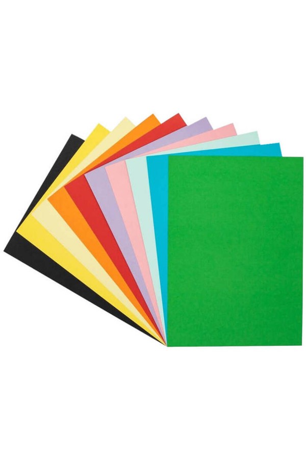 Keskin Color Fon Kartonu 25 cm x 35 cm Karışık 10 Renk