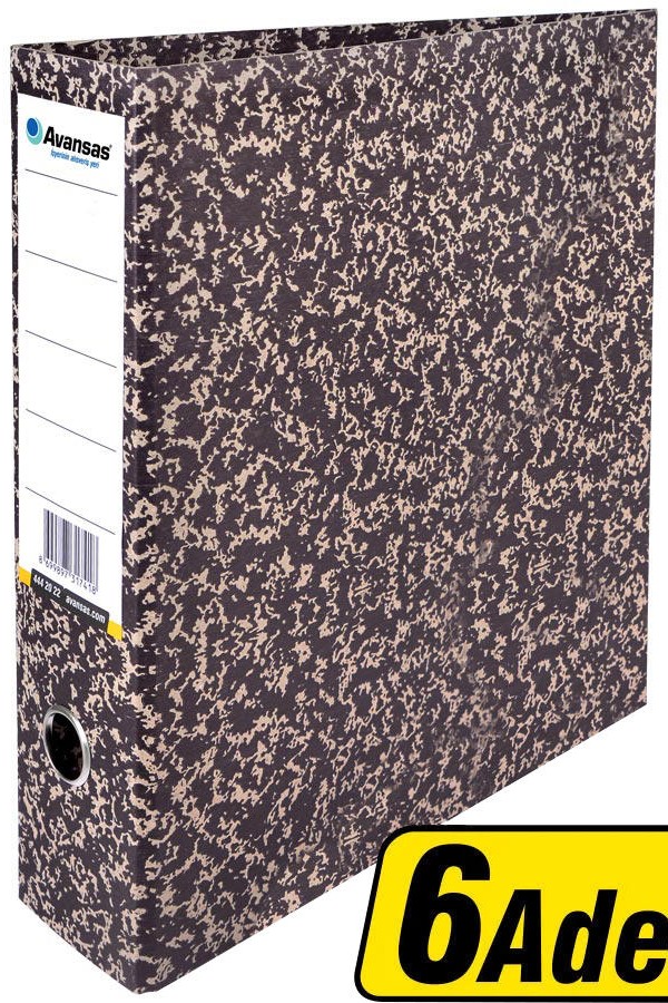 Avansas Geniş Karton Klasör A4 6'lı Paket