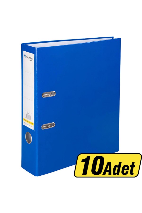 Avansas Eco Plastik Klasör Geniş A4 Mavi 10'lu Paket Çok Al Az Öde